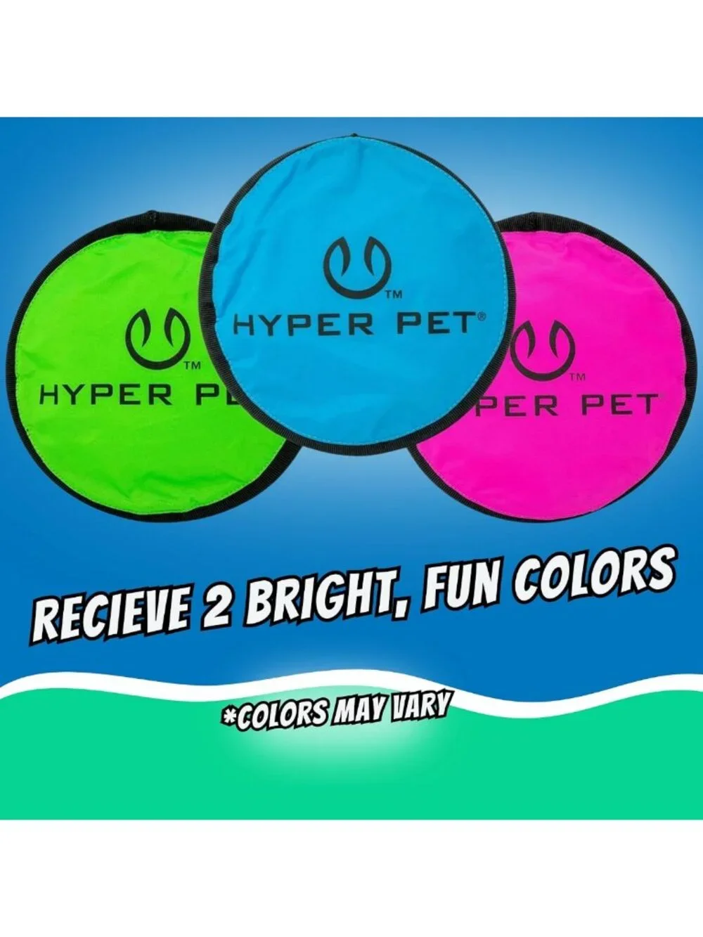 Soft Flying Disc Dog Toy - 9 Inch, Floats on Water, 2 Pack, Perfect for Fetch